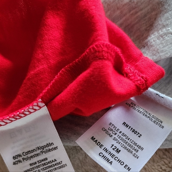 NWT toddler girl Patriotic summer 4th of July t-shirt bundle size 12m 18m 3t - Picture 4 of 4